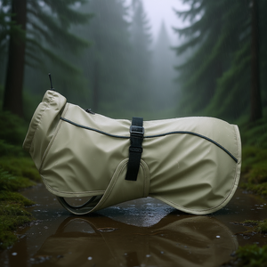 Impermeable para Perros Be Nordic Husum, Talla M 45 cm, Color Arena - Product Image 3