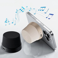 Support de bureau pour haut-parleur sans fil magnétique, support de téléphone portable portable, mini format, étanche, son surround numérique 360° TWS