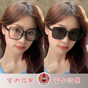 Lunettes de soleil carrées Qianai, monture TR90, verres PC gris, protection UV400, style unisexe - Product Image 5