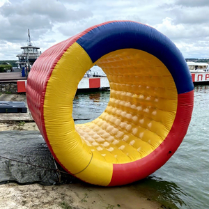 Funny summer water sports <b>entertainment</b> hamster wheel commercial inflatable water roller for kids and adults - Product Image 1