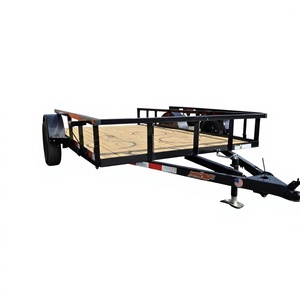 Remolque utilitario nuevo de la marca Down 2 Earth Trailers 2026, de 6'4" x 12' y 76" de ancho |   Puerta de Entrada con Diseño de Cola de Golondrina + Rampa - Product Image 1