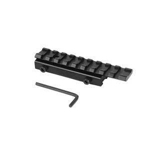 อะแดปเตอร์ยึดแบบ Dovetail อลูมิเนียม CNC ขนาด 11 มม. ถึง 20 มม. สำหรับติดตั้งอุปกรณ์ยิงแบบออปติคอล หลายช่อง รุ่น Black Precision ผลิตตามสั่งจากโรงงาน - Product Image 5
