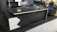 Scrivania Direzionale Moderna Modulare a L per CEO, Manager, Tavolo da Ufficio in Legno per Design di Uffici e Postazioni di Lavoro