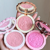 Flower Knows the Sweetie Bear Blusher, Polvo Mate con Relieve de Seda, Iluminador Natural, Fácil de Aplicar, 5g, Nuevos Tonos