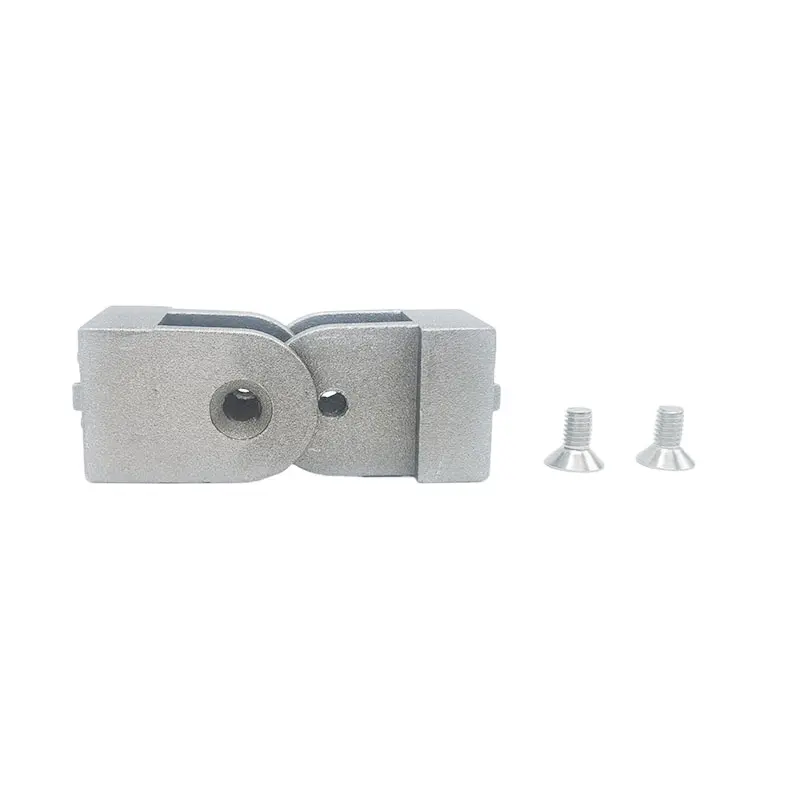 Factory wholesale cheap aluminum profile fittings pivot joint casting 30A 40A