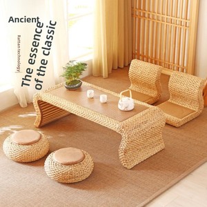 Meilleur prix Rustique Coussin De Sol Paille Pouf Siège Méditation Ottoman Utilisation pour La Maison/Café/Restaurant/Hôtel Décoration - Product Image 1