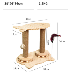 Árbol para Gatos de Papel Ecológico Grande y Duradero, Torre de 4 Niveles, Poste Rascador para Gatos, Juguete Interactivo que No Desprende Residuos - Product Image 4