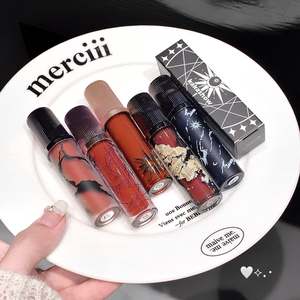 Yunni Zhiwang Lip Glaze Doux Brume Mat Rouge À Lèvres Style Paresseux Femme Plomb Lèvres Maquillage Étudiant Abordable - Product Image 2