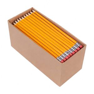 Cadeau d'entreprise promotionnel, logo personnalisé imprimé # 2 crayons réutilisables pour enfants - Product Image 1