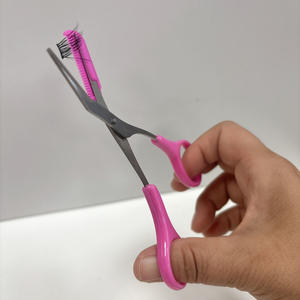 1 pièce, tondeuse à <span class=keywords><strong>sourcils</strong></span>, outils de maquillage, <span class=keywords><strong>ciseaux</strong></span> à <span class=keywords><strong>sourcils</strong></span> en acier inoxydable avec <span class=keywords><strong>peigne</strong></span>, épilation, façonnage des <span class=keywords><strong>sourcils</strong></span>, outils de maquillage - Product Image 1