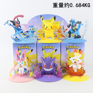 Colección de Figuras de Acción de Anime y Dibujos Animados: Pokémon Eevee, <span class=keywords><strong>Pikachu</strong></span>, Charmander, Gengar - Cajas Sorpresa de PVC para UFO Catcher - Product Image 5