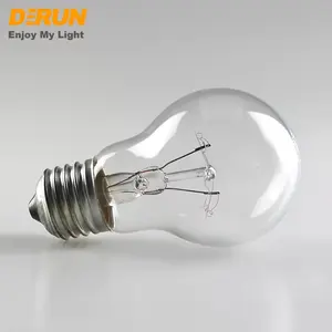 A19 E27 220V 25W 60W 100W Unique Frosted Incandescent Lamp Vintage Bulbs INC-A55