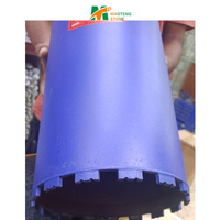 Segment de diamant de différentes tailles Type de rainure droite pour forage de béton armé