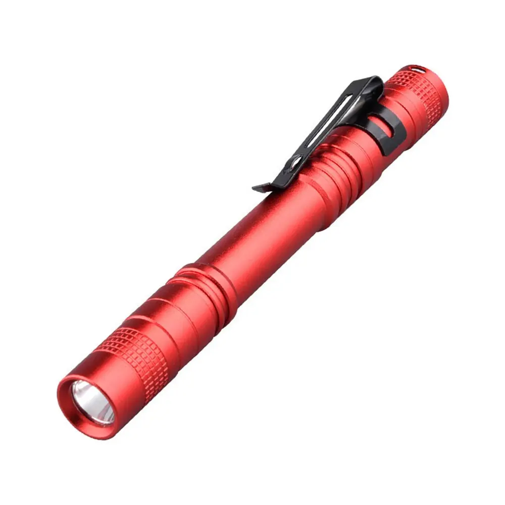 Mini Torch Light Aluminum Waterproof Medical Penlight Pocket AAA Battery LED Pen Light Flashlight