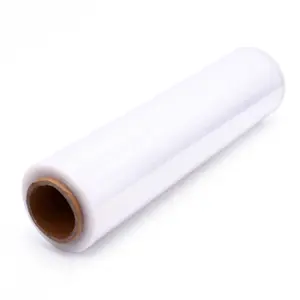 Hand Stretch Film 20 Micron Hand Pallet Wrapping Shrink Wrap Plastic Stretch Film Factory