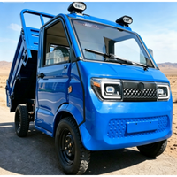 Véhicule utilitaire urbain zéro émission EEC COC L6e, pick-up électrique 3500W, fonction d'auto-déchargement, voiture électrique à quatre roues