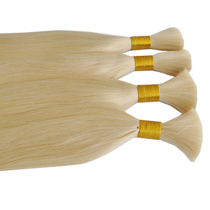 Chưa Qua Chế Biến Trinh Nữ Boho Bím Tóc Remy Lớp Con Người Bó Campuchia Bện Thẳng Không Có Sợi Ngang Số Lượng Lớn Nguyên Liệu Tóc Con Người - Product Image 3