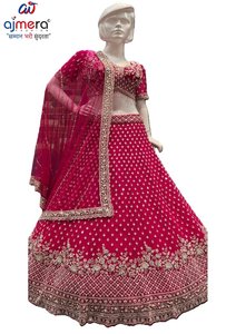 Lehenga de mariée moderne haut de gamme pour femme, tenue traditionnelle indienne pour mariage et fête, élégant, brodé, réversible, séchage rapide, toutes saisons - Product Image 2