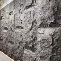 Panneaux décoratifs en pierre PU à prix d'usine, très demandés, colonnes en pierre, revêtements décoratifs, pierre artificielle 3D en PU, faux revêtement en pierre PU