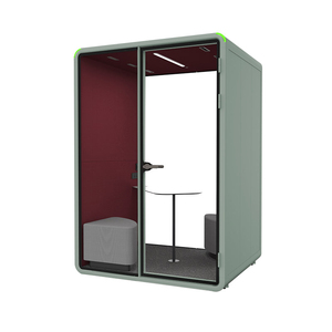 Cabine acoustique insonorisée multi-scènes pour 2 personnes, idéale pour bureau, hôtel, bibliothèque, coworking - Product Image 3