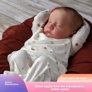 Muñeca <span class=keywords><strong>Reborn</strong></span> para Wish, 43 cm, PVC, Cabello de Mohair, Trasplante Capilar, Suministro Transfronterizo, Bebé Simulado, Sunnyfan W-017LV - Product Image 2