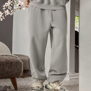 Pantalon droit décontracté pour femme JAC22 KZ62329, taille haute élastique, devant plat, anti-boulochage, coupe ajustée, longueur intégrale - Product Image 3