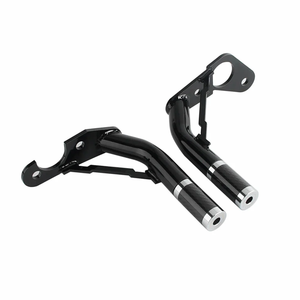 กันชนหลังแบบใหม่สำหรับ <span class=keywords><strong>Harley</strong></span> Softail 2018~2024 Street Bob <span class=keywords><strong>Low</strong></span> <span class=keywords><strong>Rider</strong></span> S คาร์บอน End Delrin Sliders ที่พักเท้าผู้โดยสาร - Product Image 4