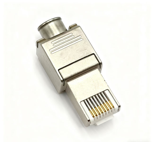Zinc Alloy Anti-Interference Tool-Free 8P8C RJ45 Connectors Cat6A Modular <strong>Plug</strong> for Networking - Product Image 3