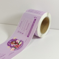 Rouleaux d'étiquettes adhésives résistantes aux hautes températures en gros, étiquettes de produits, étiquettes pour viande congelée, étiquettes personnalisées