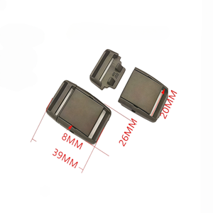 Регулируемые люксовые винтажные пряжки-фастексы из POM-пластика для ремней безопасности, высококачественные, для сумок и рюкзаков - Product Image 6