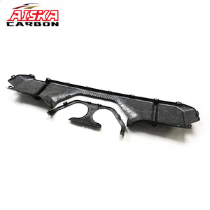 Diffuseur arrière en fibre de carbone sèche AISKA, sortie centrale, 2 pièces/ensemble, kit carrosserie automobile, séparateur de pare-chocs arrière pour BMW M3 M4 G82 G80 - Product Image 2