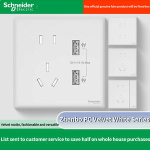 Zhenbo <span class=keywords><strong>serie</strong></span> interruttore presa, <span class=keywords><strong>TV</strong></span>, Computer, decorazione domestica pannello interruttore, velluto bianco - Product Image 4