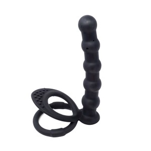 Double pénétration Strapon Dildo Anal Butt Plug Anal Beads Cock Ring G Spot Vibrator Sex Toys for Couples - Product Image 1