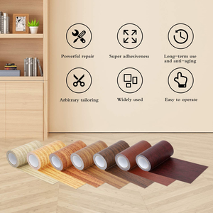 الخشب مركب لاصق الجلد <span class=keywords><strong>3</strong></span>.9*15 بوصة 10*38 سنتيمتر ل أرضية باب طاولة وكرسي الذاتي لاصق الجلد - Product Image 3