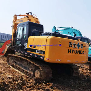 韓国オリジナル中古機械ヒュンダイR215lc-7 R215水冷油圧クローラーバックホーディガー21トン中古掘削機 - Product Image 1