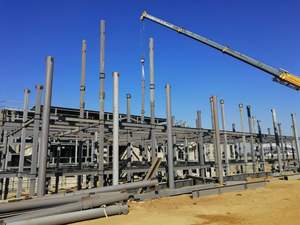 हल्के वजन मॉड्यूलर पूर्वनिर्मित इस्पात संरचना धातु फ्रेम गोदाम कार्यशाला कारखाने के भवनों स्टील शेड निर्माण - Product Image 4