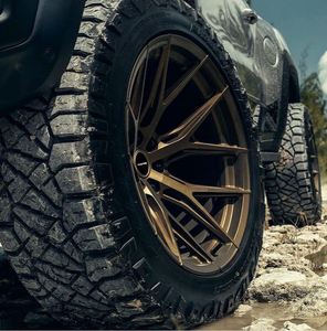 Cerchi Forgiati Premium Opachi Bronzo a Concavità Profonda 17 <span class=keywords><strong>18</strong></span> 20 22 Pollici PCD 5X127 6X139.7 per Jeep Ford Toyota Trucks - Product Image 1