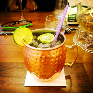 Mini tasse Moscow Mule en acier inoxydable de 60 ml, tasse à cocktail, tasse à vin, tasses à bière martelées couleur cuivre, tasse à café, tasse à lait, tasse de bar, vaisselle de bar - Product Image 4