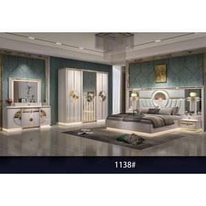 Juego de dormitorio extravagante Juego de dormitorio elegante de nuevo diseño Juego de dormitorio de tablero para el hogar o el hotel - Product Image 2