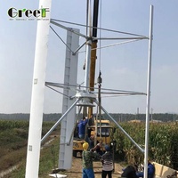 Éolienne verticale de type H à pales composites à haute efficacité (1kW-10kW), couple de démarrage <1N.m avec contrôleur MPPT intelligent
