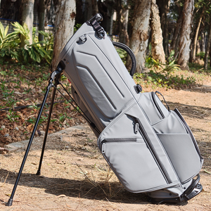 ASL <span class=keywords><strong>GOLF</strong></span> Borsa da <span class=keywords><strong>Golf</strong></span> a 6 Scomparti in Pelle PU Leggera e Impermeabile Verde Nero Grigio Blu - I Clienti Americani Ricevono le Loro Borse in 7 Giorni - Product Image 4
