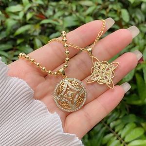 צמיד זהב 18k משובץ יהלום מלא זהב 18 קראט להגדיר שילוב צבע כפול מתכווננת צבע כפול אופנה קלאסי לגברים - Product Image 3