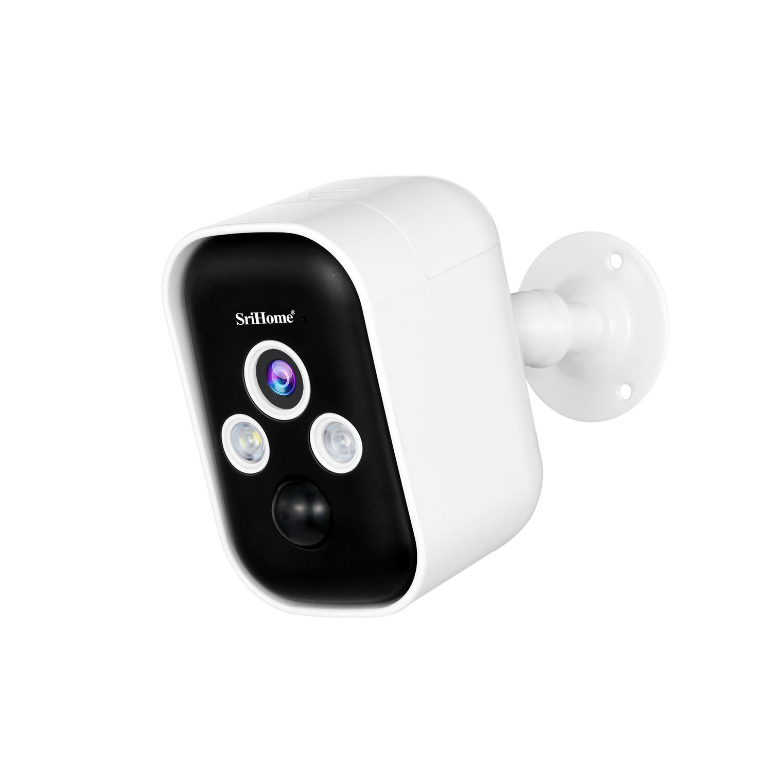 SriHome популярная аккумуляторная камера 2 Мп с Wi-Fi ночным видением SH033B, внутренняя камера видеонаблюдения с солнечной батареей, камера безопасности
