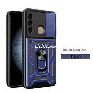 Lichicase Cámara Privacidad Armor PC + TPU Funda para ZTE Blade V60 Smart Blade <span class=keywords><strong>A75</strong></span> Fundas traseras a prueba de golpes - Product Image 4