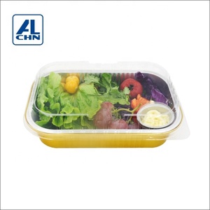 1000ml/34oz Rectangulaire En Aluminium Jetable Feuille Pan Mets À Emporter Conteneurs Table À Vapeur de Cuisson Casseroles - Product Image 1