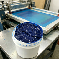 Sérigraphie à base d'huile Plastisol CMYK//Demi-tones à haute opacité pour pâte de 100 ml, modèle P-103, marque Nomnat, sans PVC