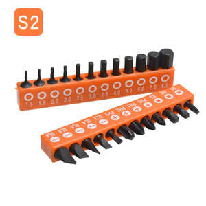 S2 Alloy Steel Screwdriver Bits Set 25mm Torx Phillips <b>Square</b> Hex Precision Interchangeable Bit For Diy Repair - Product Image 3