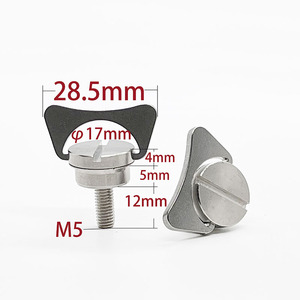 <span class=keywords><strong>Tornillo</strong></span> de Mariposa de Liberación Rápida Personalizado de Acero Inoxidable M5 M8, <span class=keywords><strong>Tornillo</strong></span> de Alas Plegables - Product Image 4