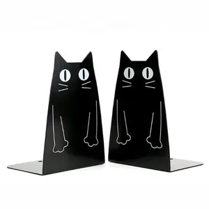 Custom Bookends for Shelves Iron Decorative Metal Art Book Ends Animal Style