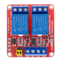 Module de relais CHY 1-8CH 12V avec optocoupleur, compatible déclenchement haut/bas niveau (boîtier DIP) F281